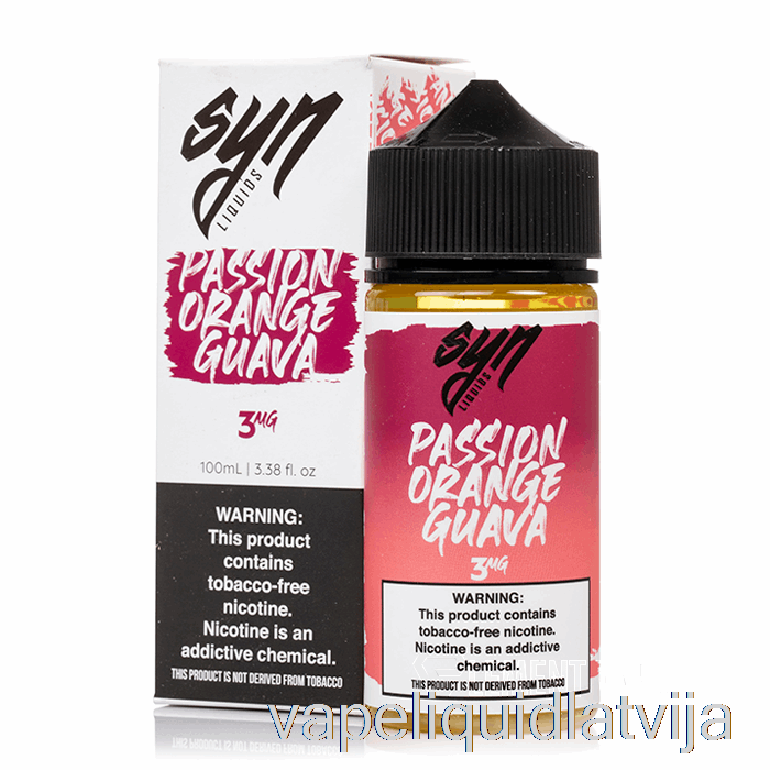 Passion Orange Guava - Syn Liquid - 100ml 0mg Vape šķidrums